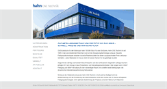 Desktop Screenshot of hahn-cnc-technik.de