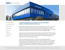 Tablet Screenshot of hahn-cnc-technik.de